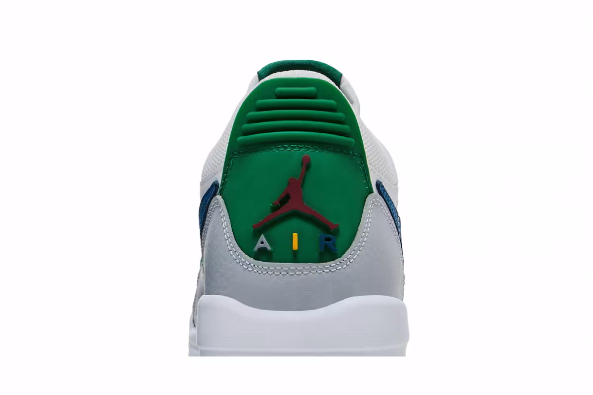 Air Jordan Legacy 312 Low GS White Pine Industrial Blue, view 8