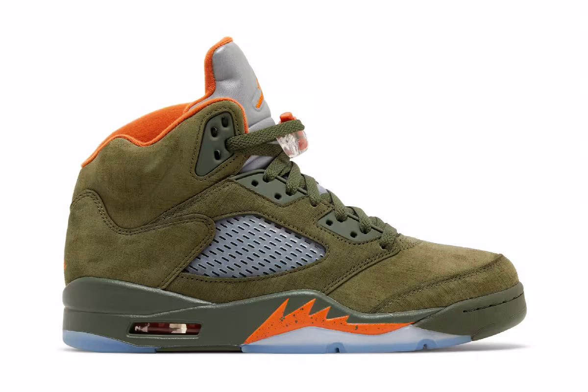 Air Jordan 5 Olive 2024, view 2
