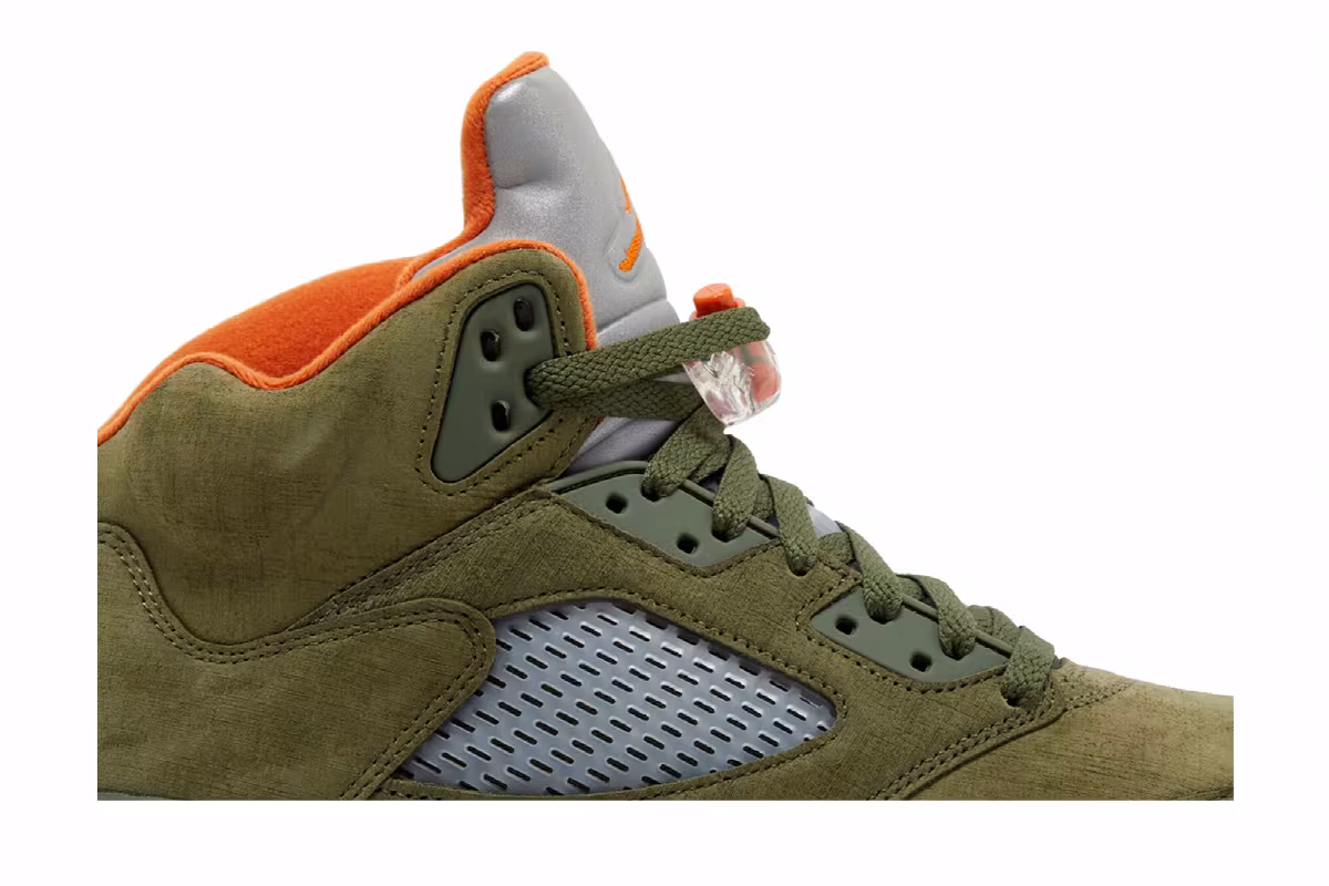 Air Jordan 5 Olive 2024, view 3
