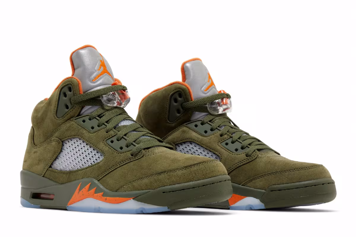 Air Jordan 5 Olive 2024, view 9