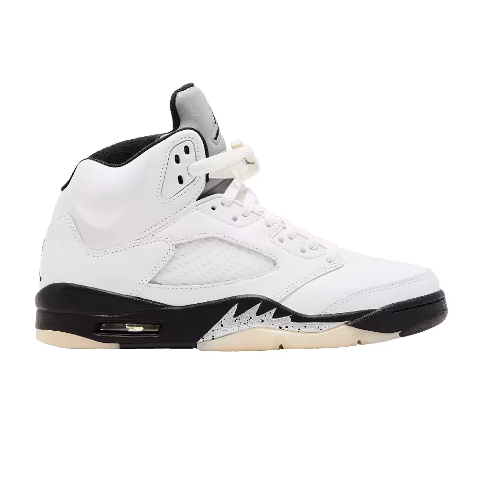 Air Jordan 5 White Black