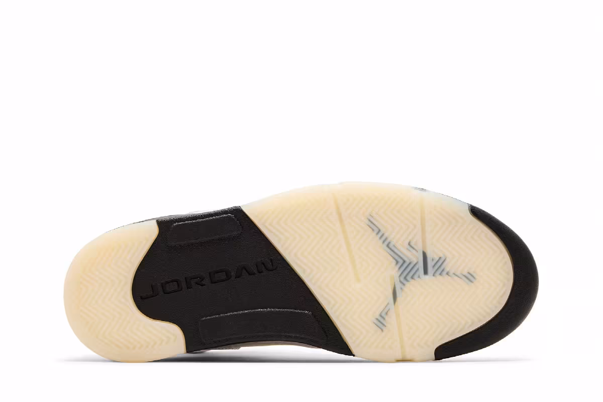 Air Jordan 5 White Black, view 5