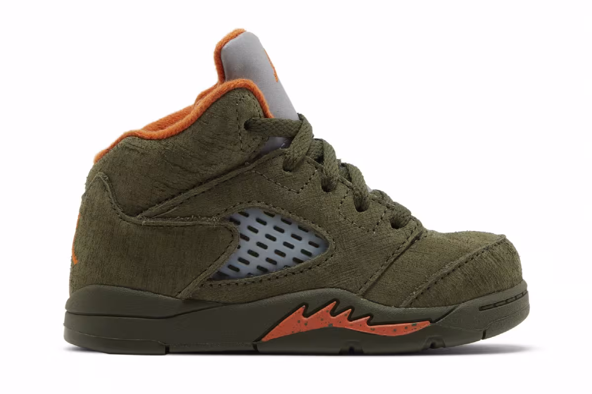 Air Jordan 5 TD Olive 2024, view 2