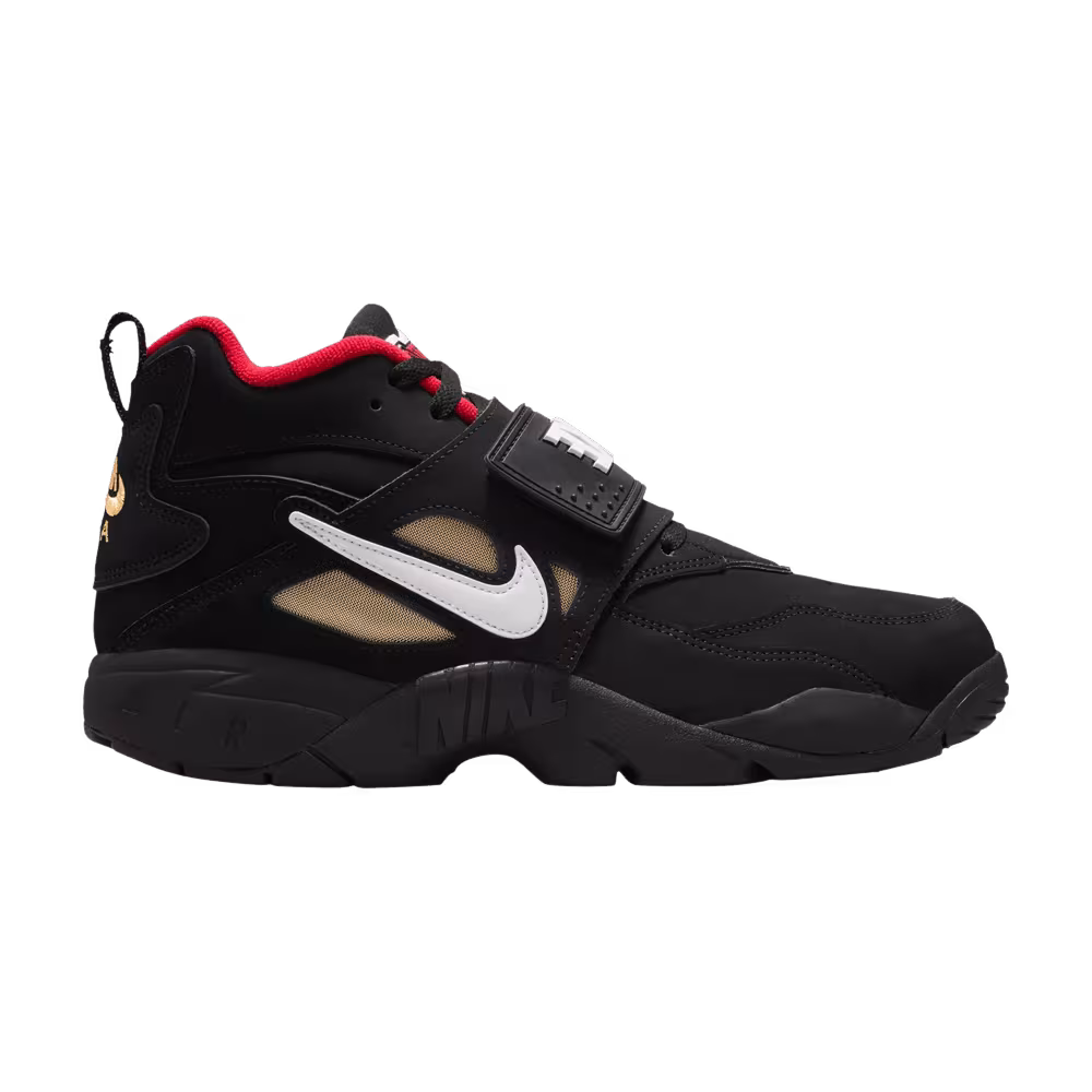 Nike Air Diamond Turf Proto Black Fire Red