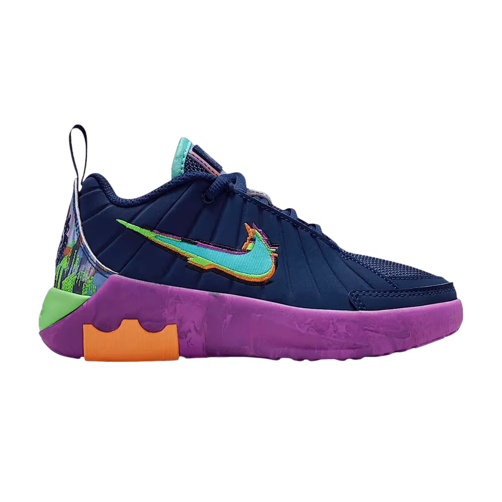 Nike LeBron Witness 9 PS Blue Void/Vivid Purple/Green Strike/Bleached Turquoise