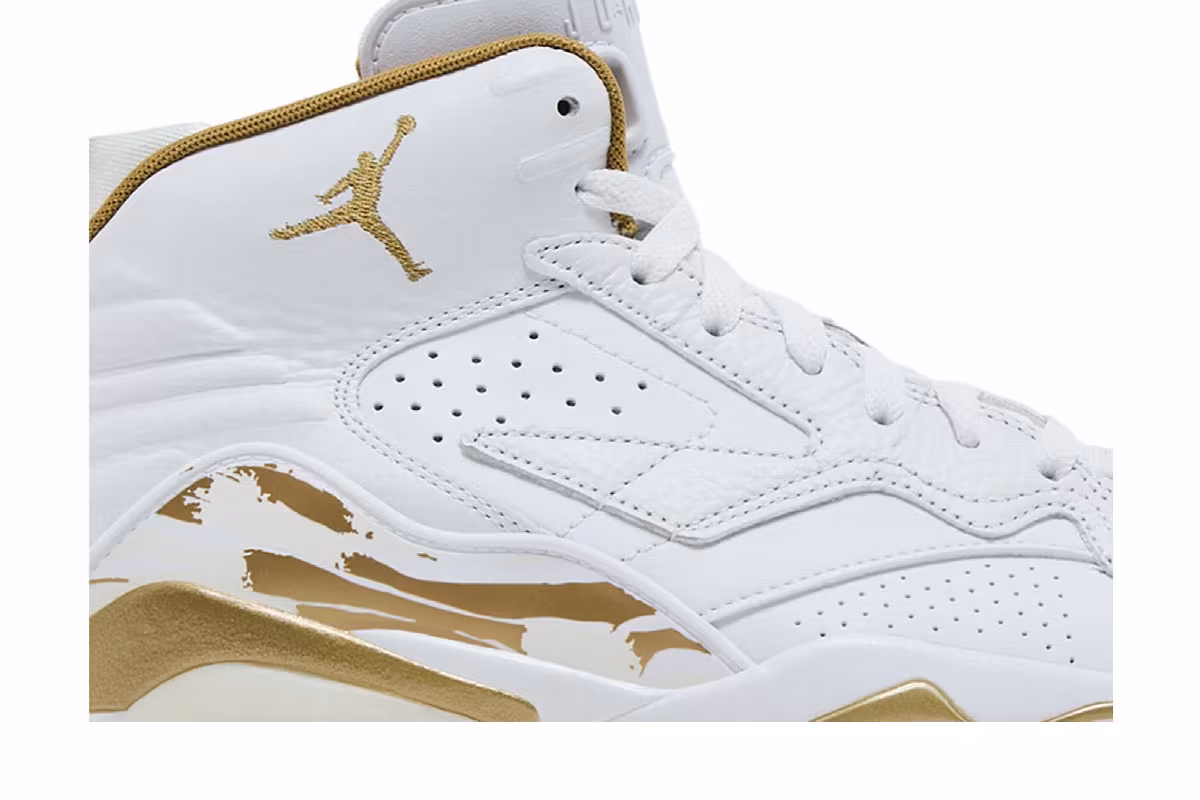 Air Jordan MVP White Metallic Gold, view 3
