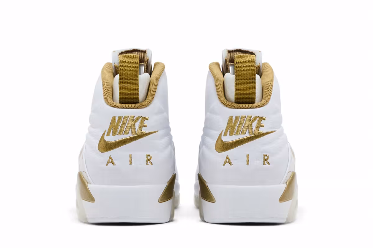Air Jordan MVP White Metallic Gold, view 7