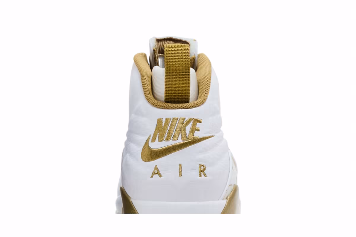 Air Jordan MVP White Metallic Gold, view 8