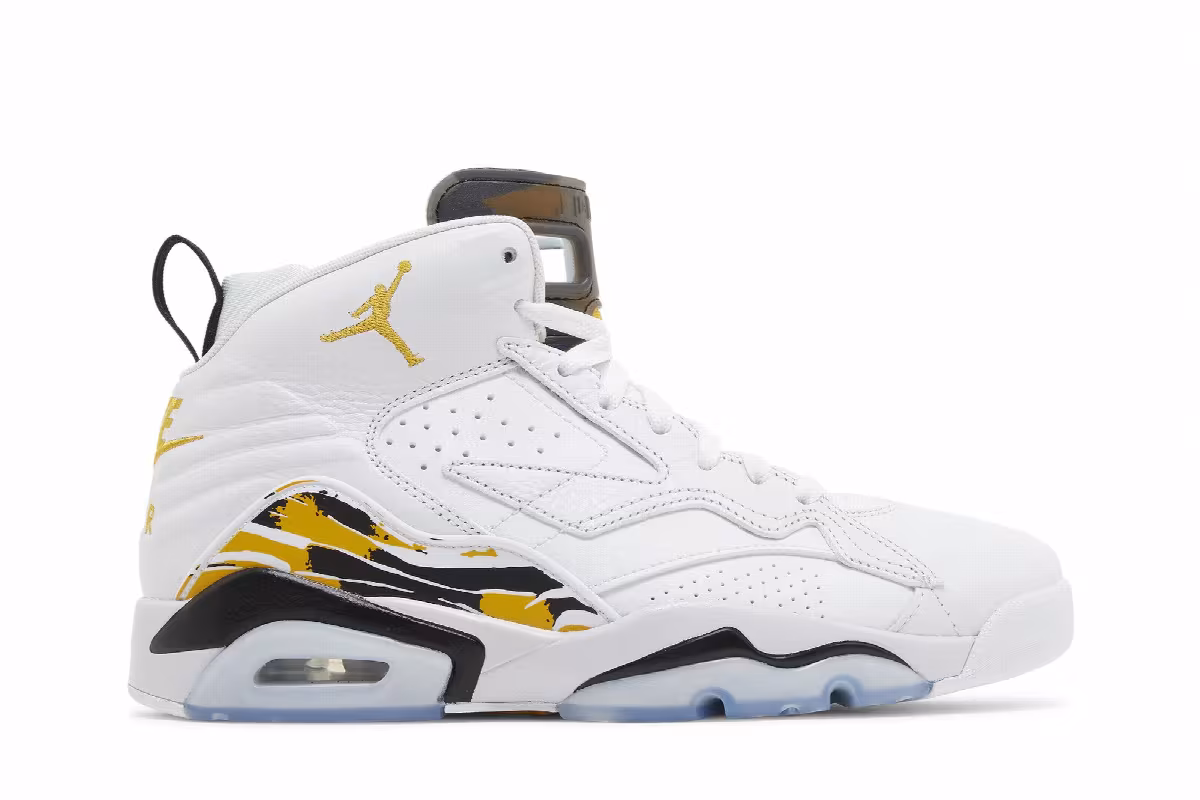 Air Jordan MVP White Yellow Ochre, view 2