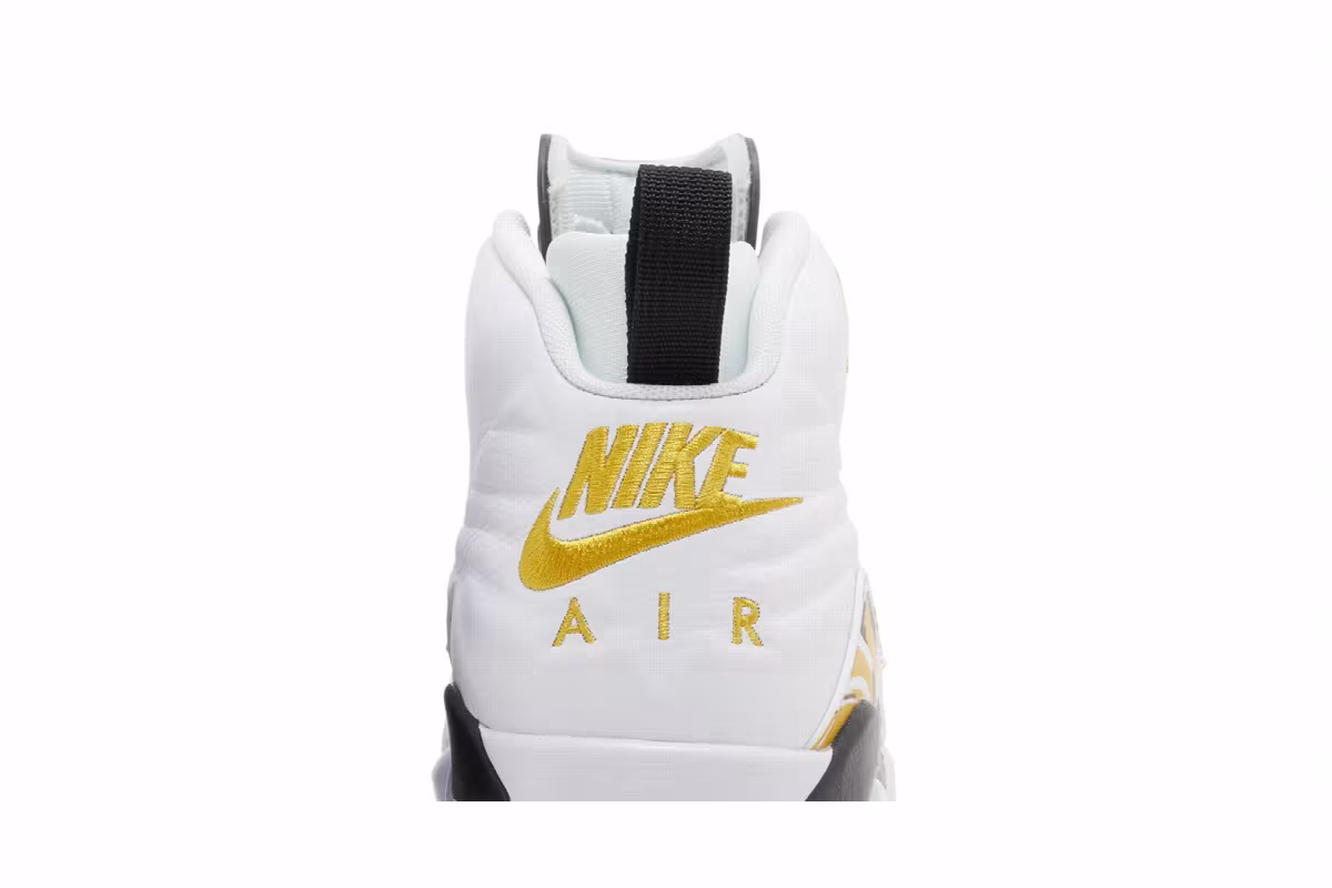 Air Jordan MVP White Yellow Ochre, view 8