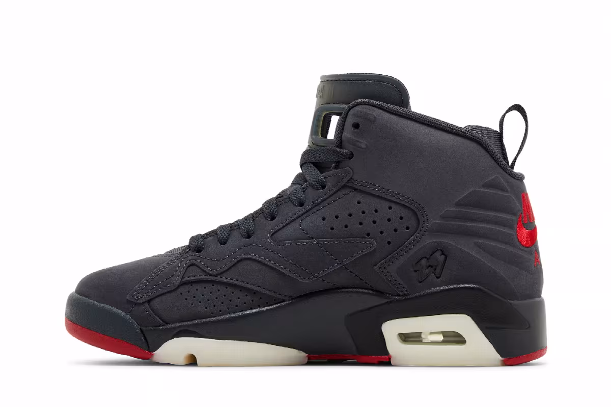 Air Jordan Women's Jordan MVP Anthracite Gym Red, view 4