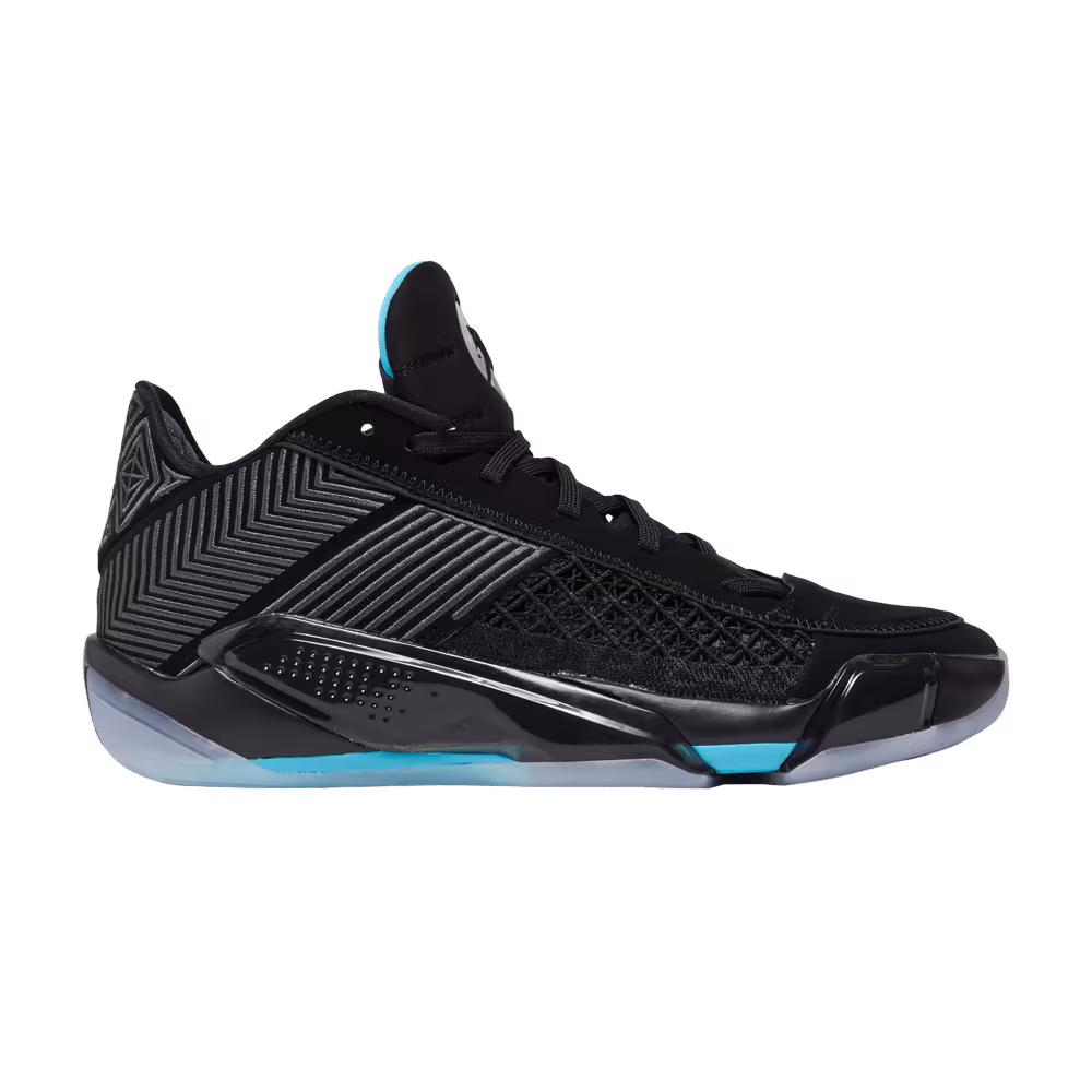 Air Jordan 38 Low Black Gamma Blue