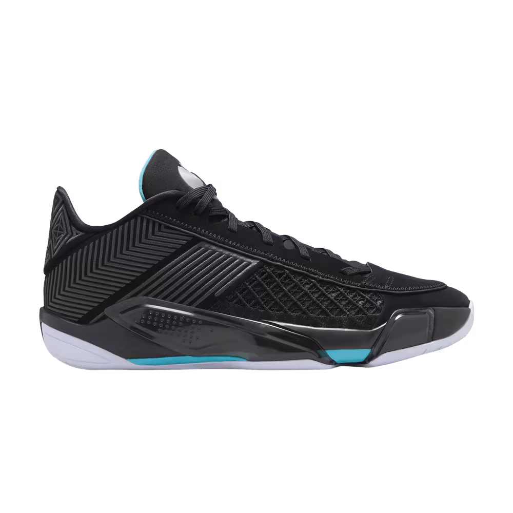 Air Jordan 38 Low PF Black Gamma Blue