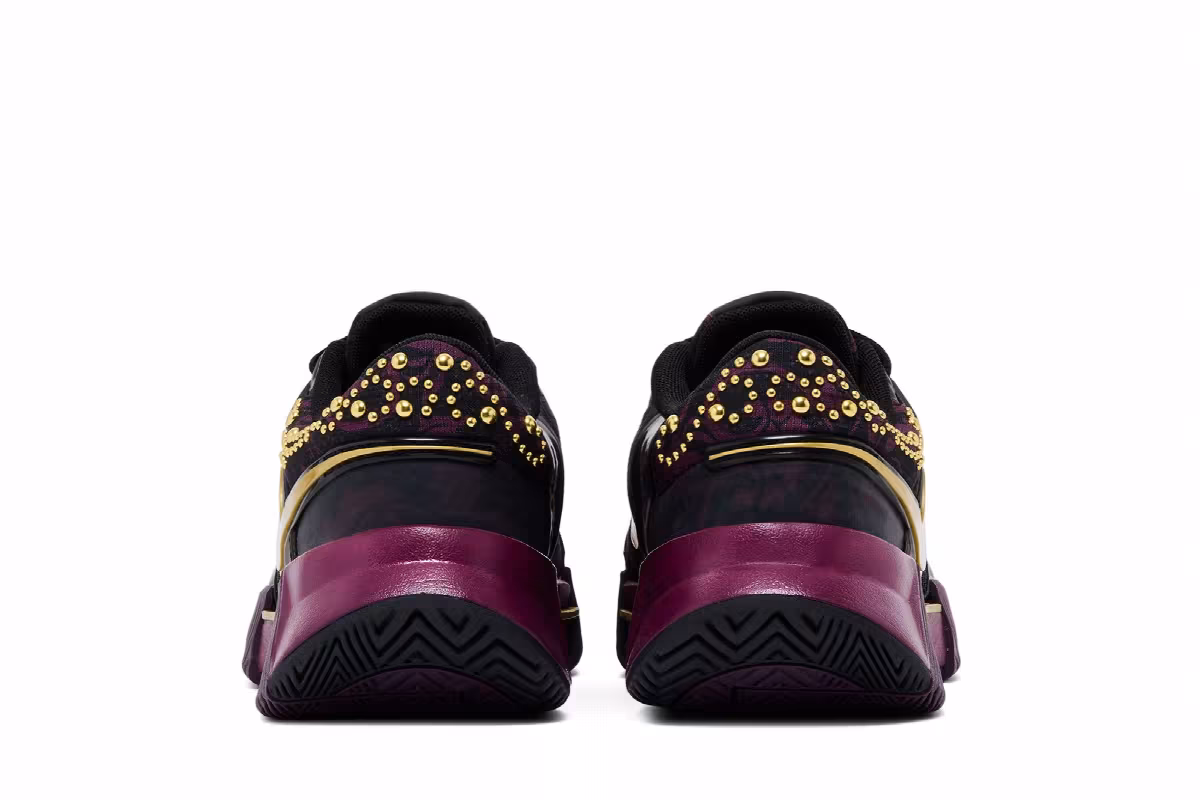 Naomi Osaka x Nike Women's GP Challenge 1 Bordeaux/Black/Metallic Gold, view 7