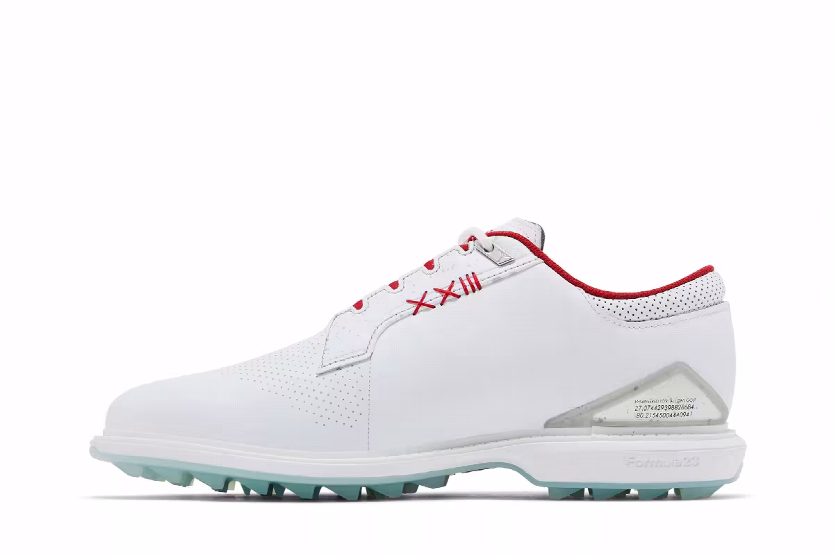 Air Jordan ADG 5 Wide White Fire Red, view 4
