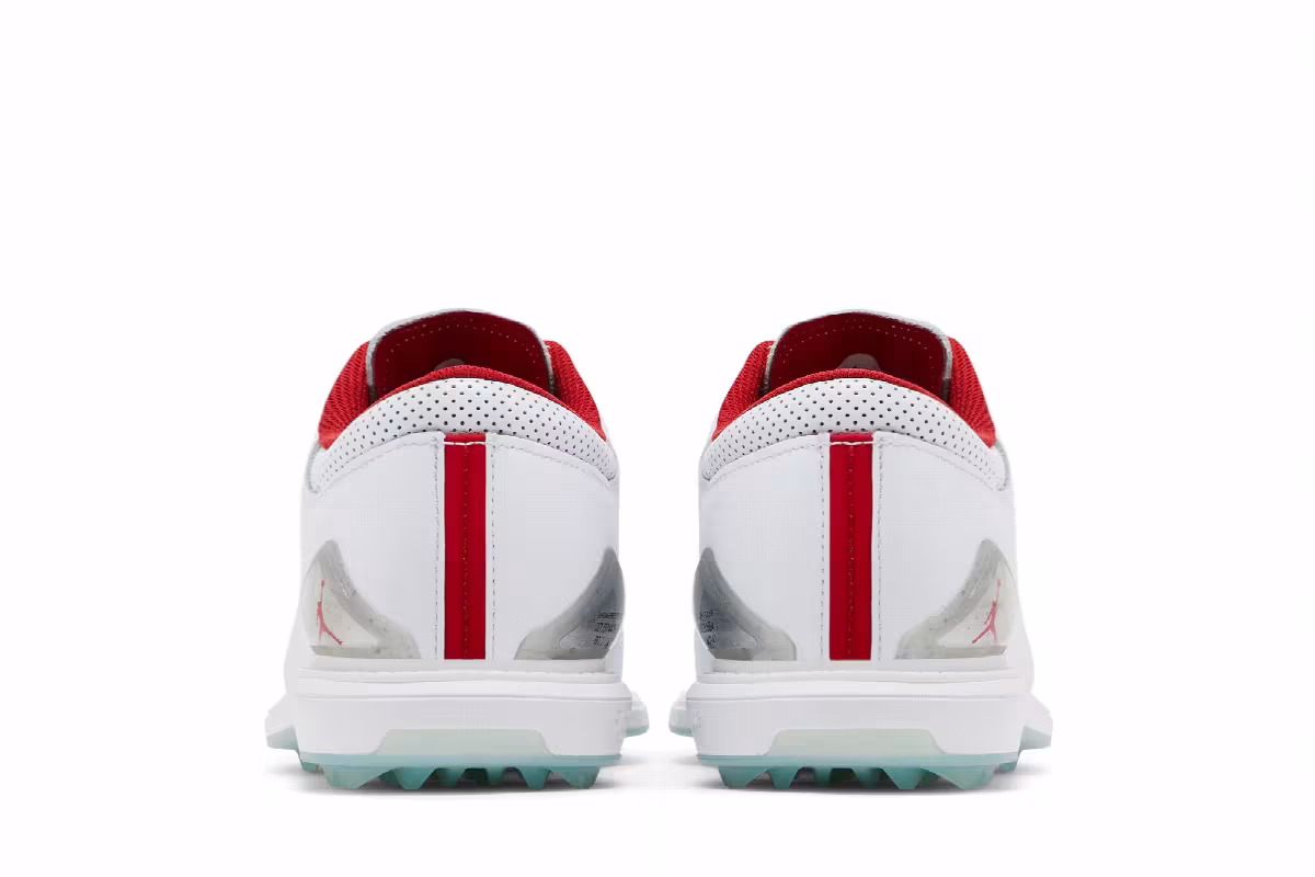 Air Jordan ADG 5 Wide White Fire Red, view 7
