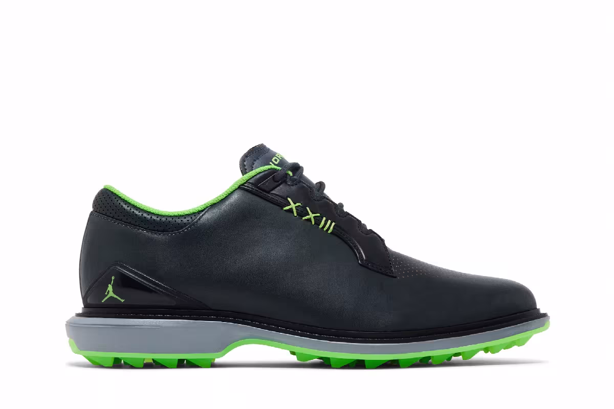 Air Jordan ADG 5 Wide Black Action Green, view 2