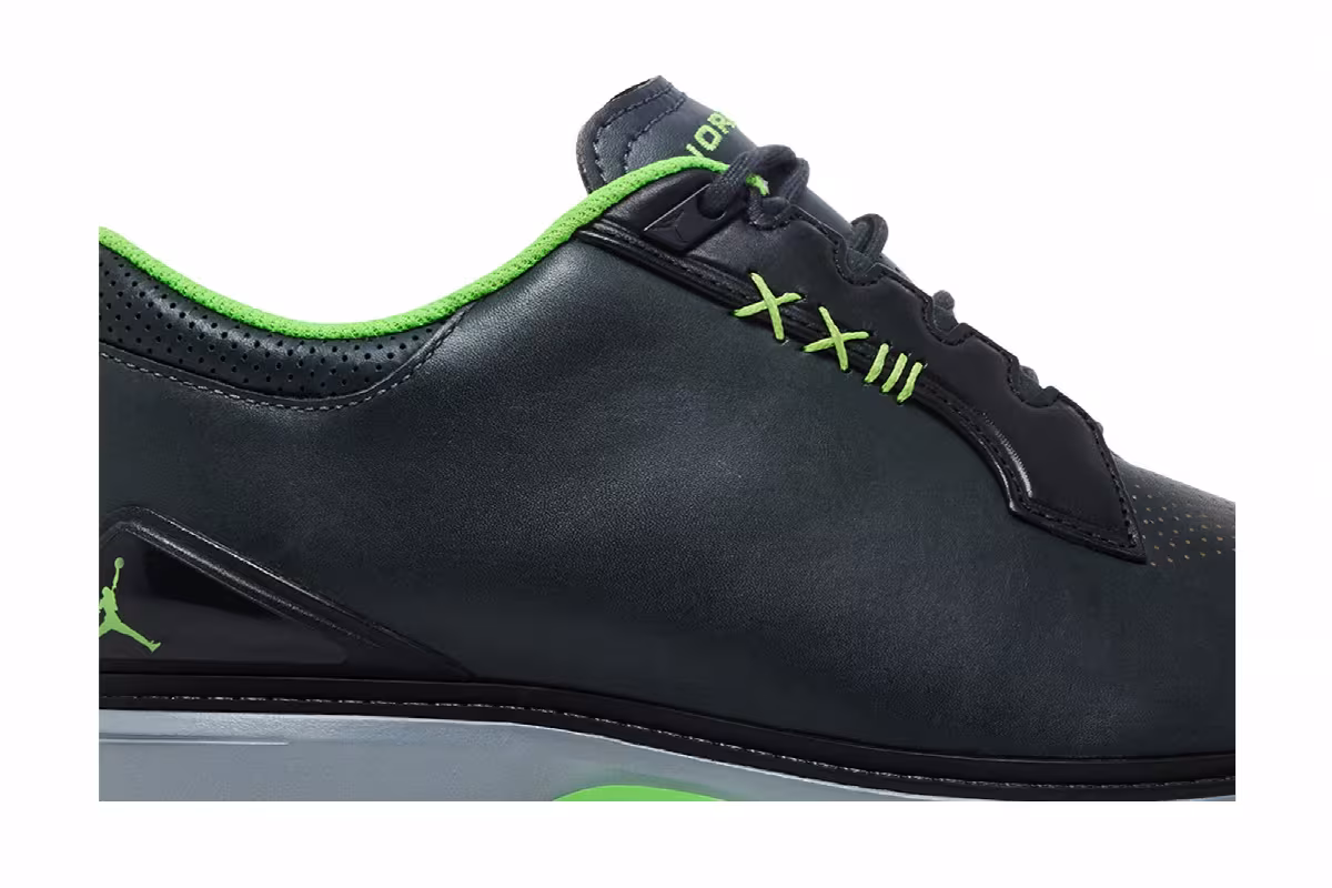 Air Jordan ADG 5 Wide Black Action Green, view 3