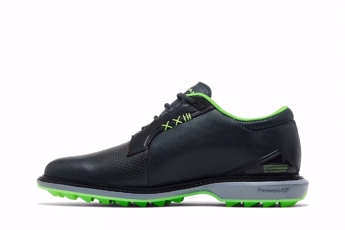 Air Jordan ADG 5 Wide Black Action Green, view 4