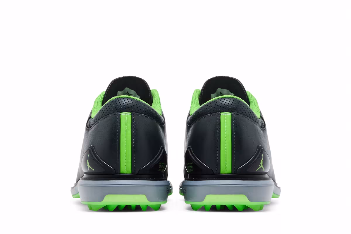 Air Jordan ADG 5 Wide Black Action Green, view 7