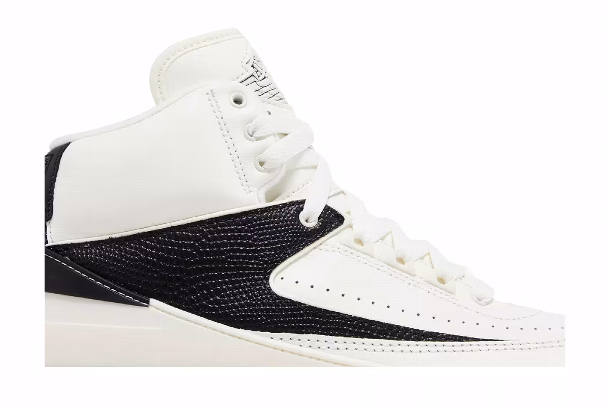 Women's Air Jordan 2 Sail Black, view 3