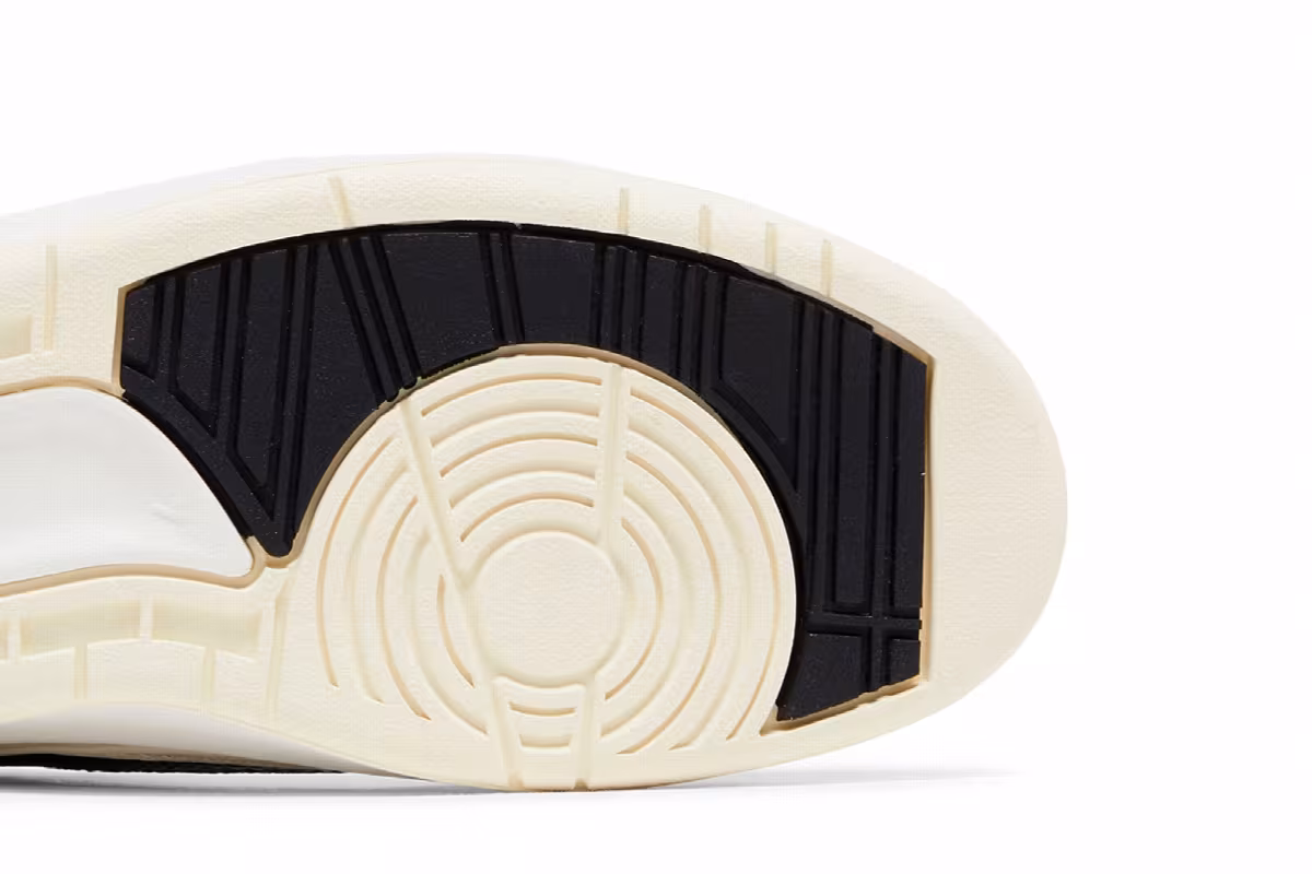 Women's Air Jordan 2 Sail Black, view 6