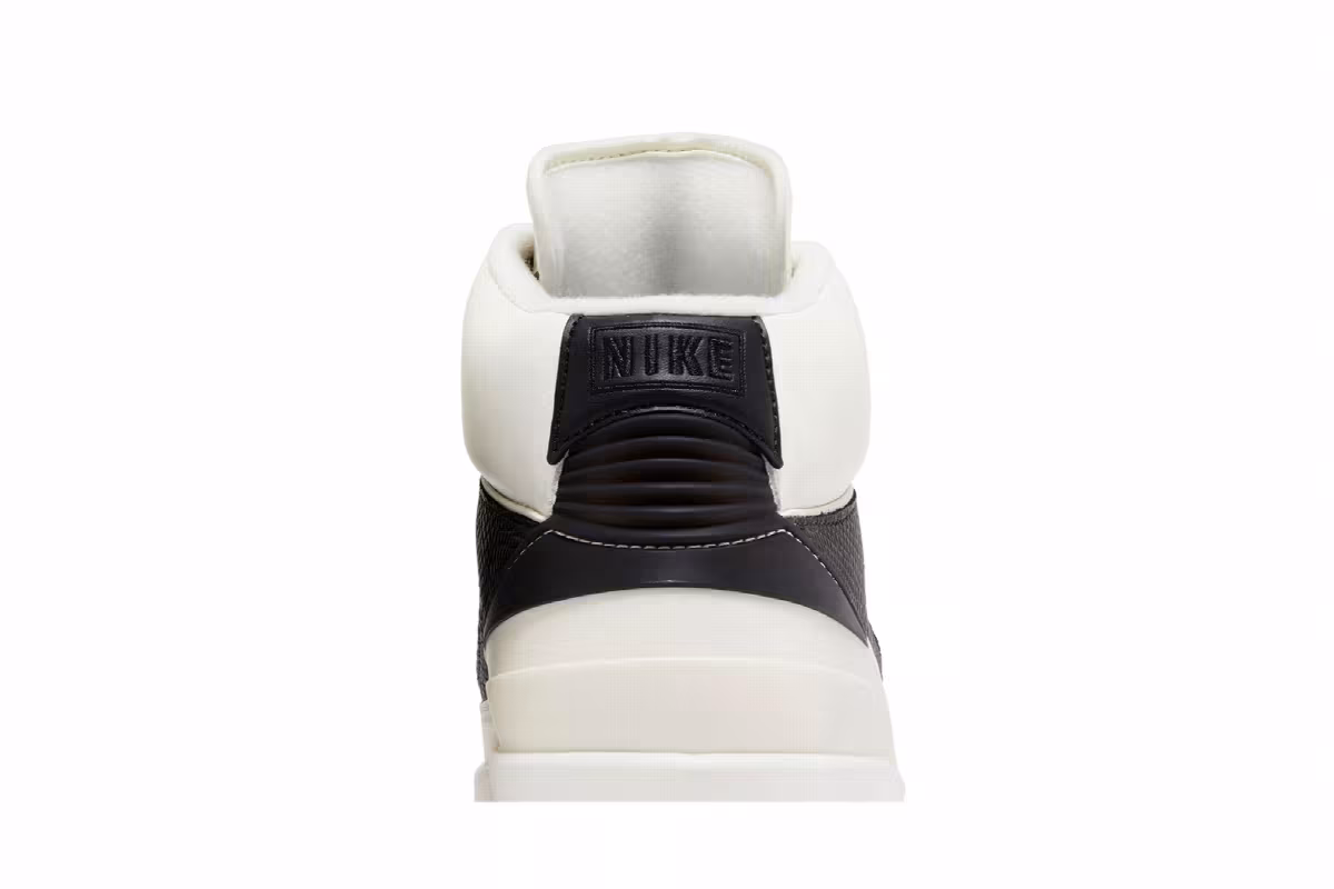 Women's Air Jordan 2 Sail Black, view 8