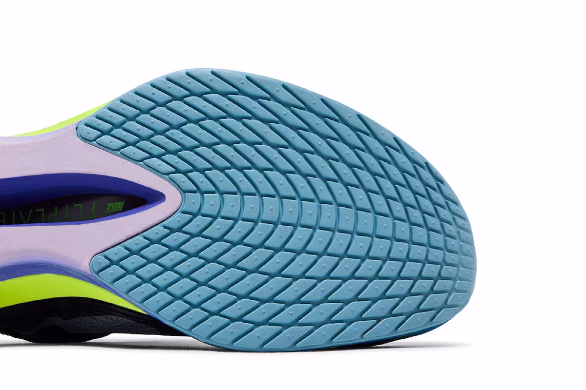 Nike Vaporfly 4 Obsidian/Persian Violet/Green Abyss/White, view 6