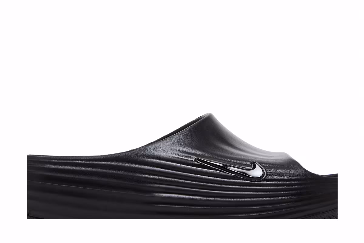 Nike ReactX Rejuven8 Slide Triple Black, view 3