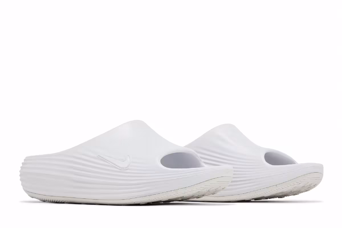 Nike ReactX Rejuven8 Slide Summit White, view 9