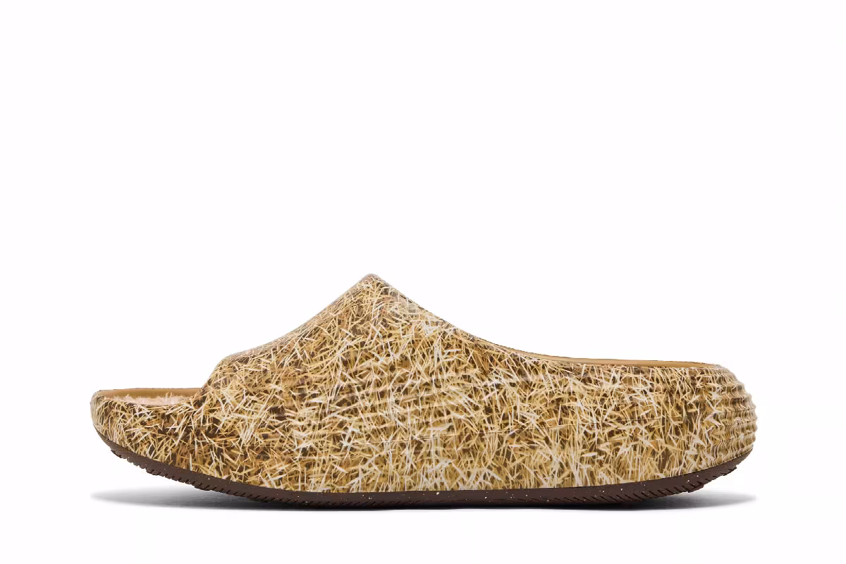 .SWOOSH x Nike ReactX Rejuven8 Slide Touch Grass - Wheat, view 4