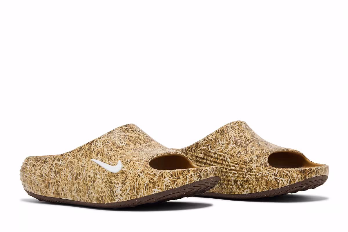.SWOOSH x Nike ReactX Rejuven8 Slide Touch Grass - Wheat, view 9