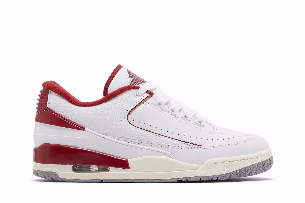 Air Jordan 2/3 White Varsity Red, view 2