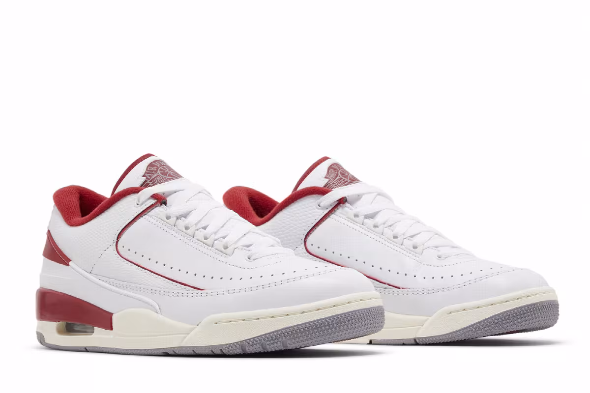 Air Jordan 2/3 White Varsity Red, view 9