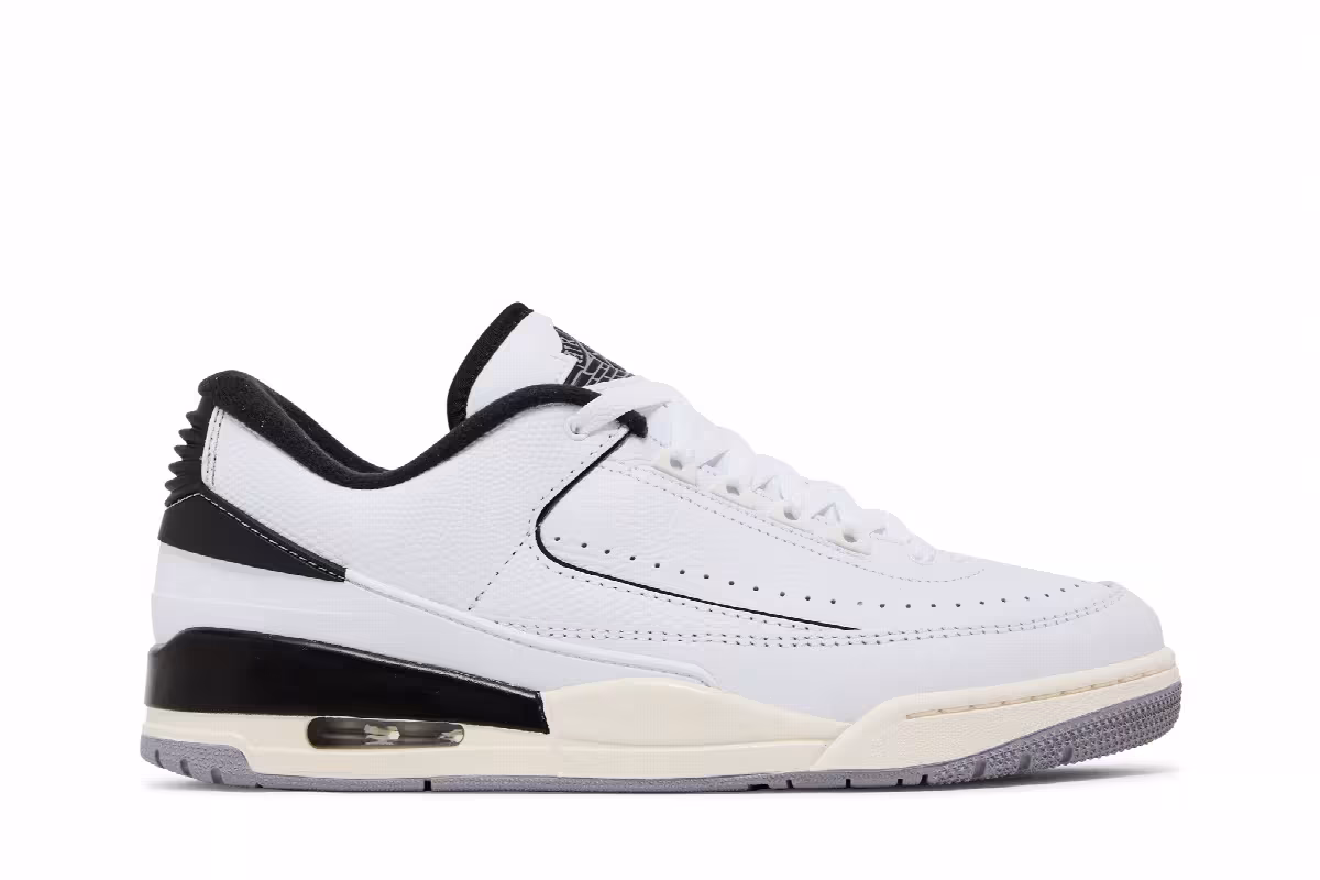 Air Jordan 2/3 White Black, view 2