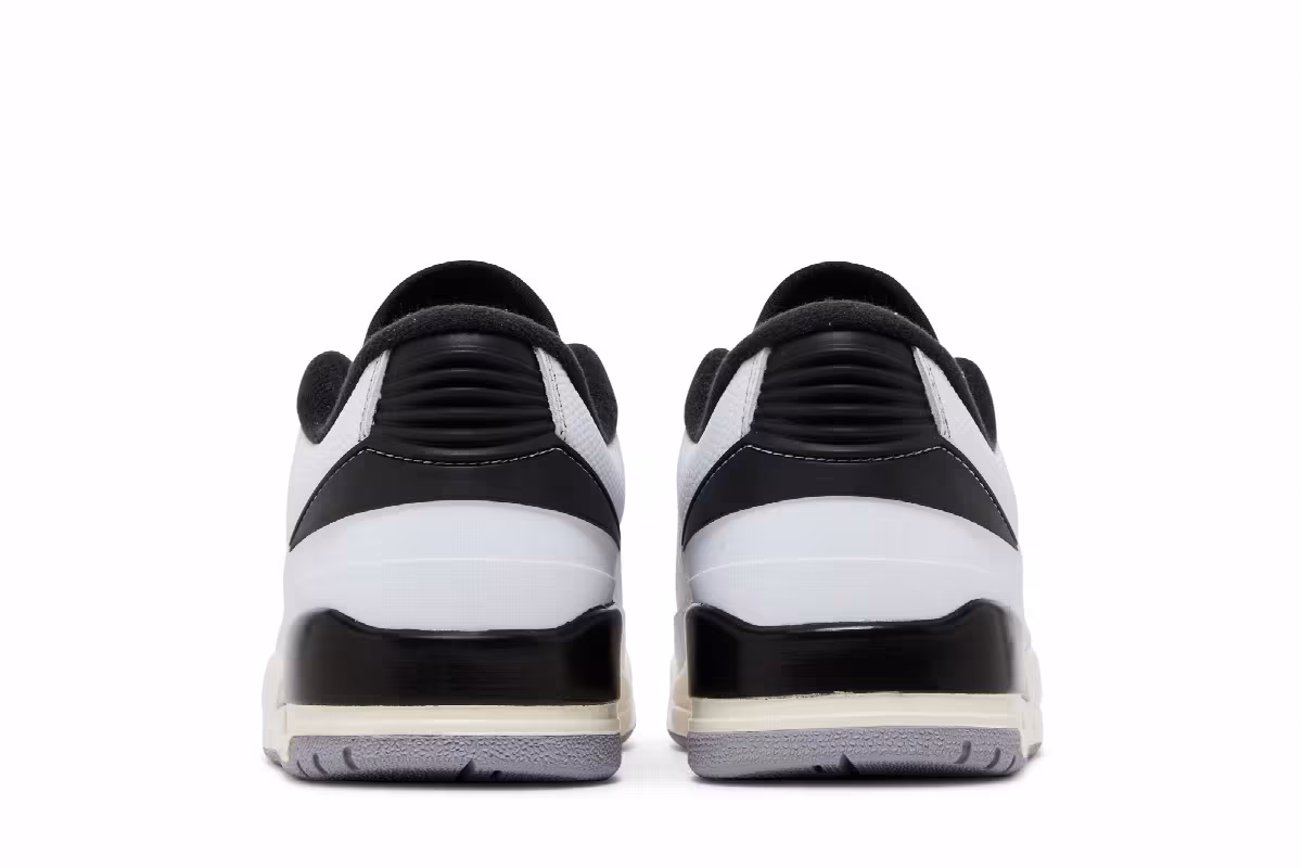 Air Jordan 2/3 White Black, view 7