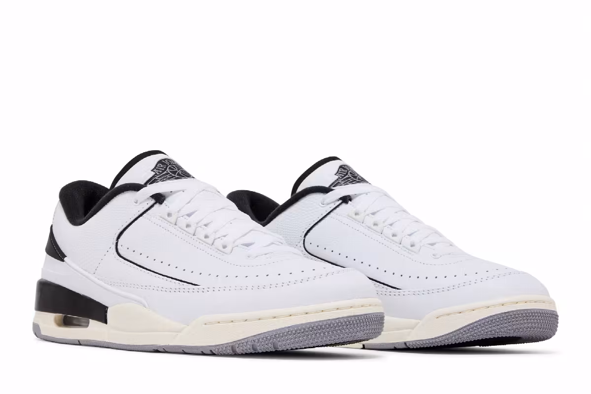 Air Jordan 2/3 White Black, view 9