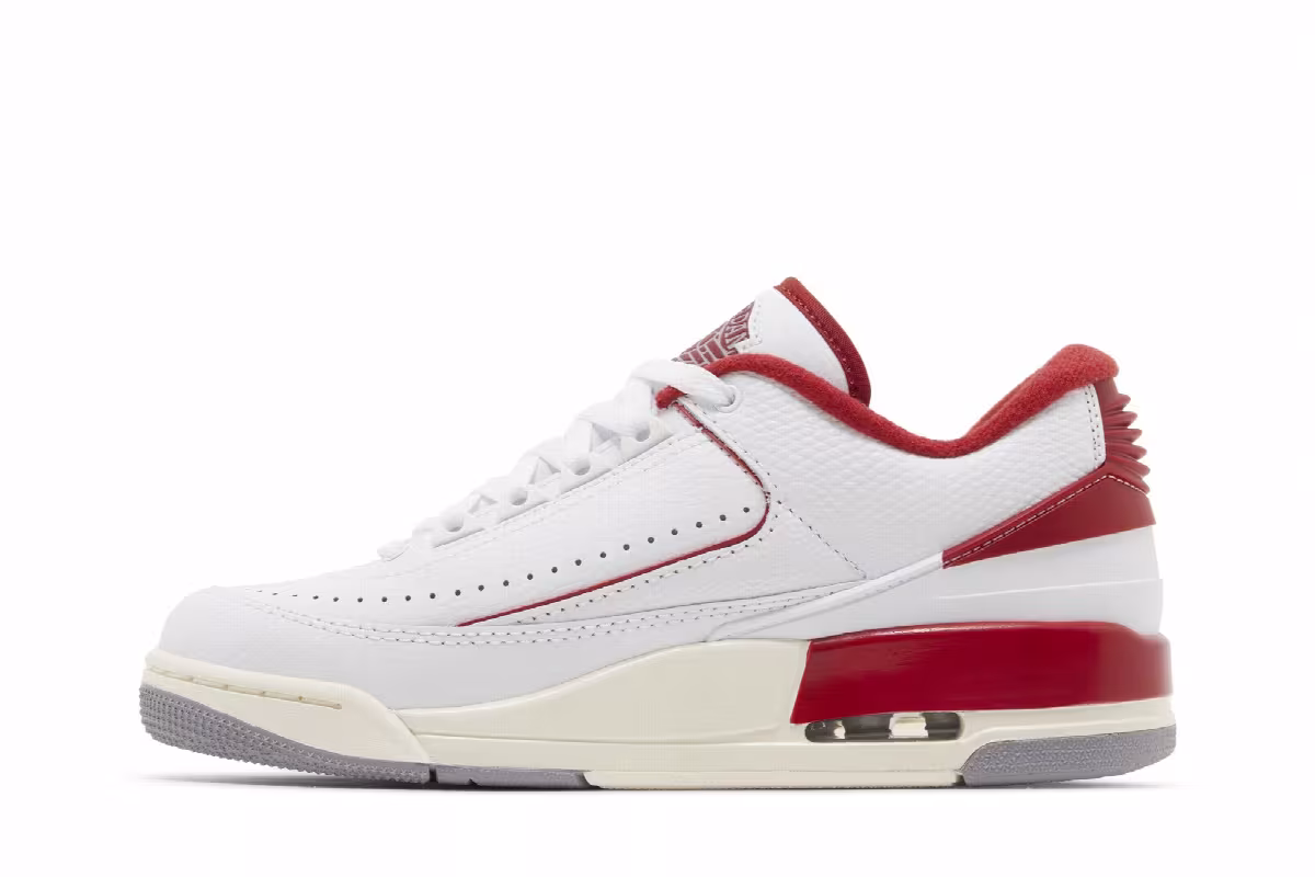 Air Jordan 2/3 GS White Varsity Red, view 4