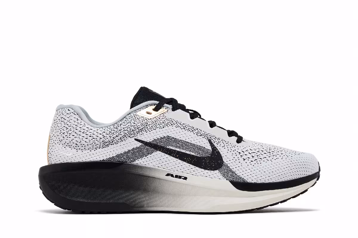 Nike Air Winflo 11 SE White Light Smoke Grey Black, view 2