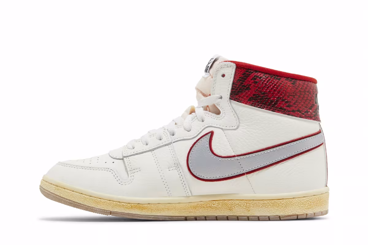Awake NY x Air Jordan Jordan Air Ship PE SP University Red, view 4
