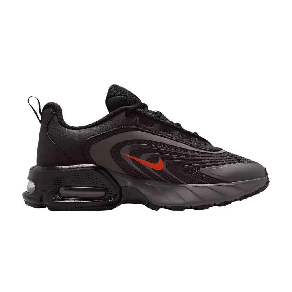 Nike Air Max Fire GS Medium Ash Black Team Orange