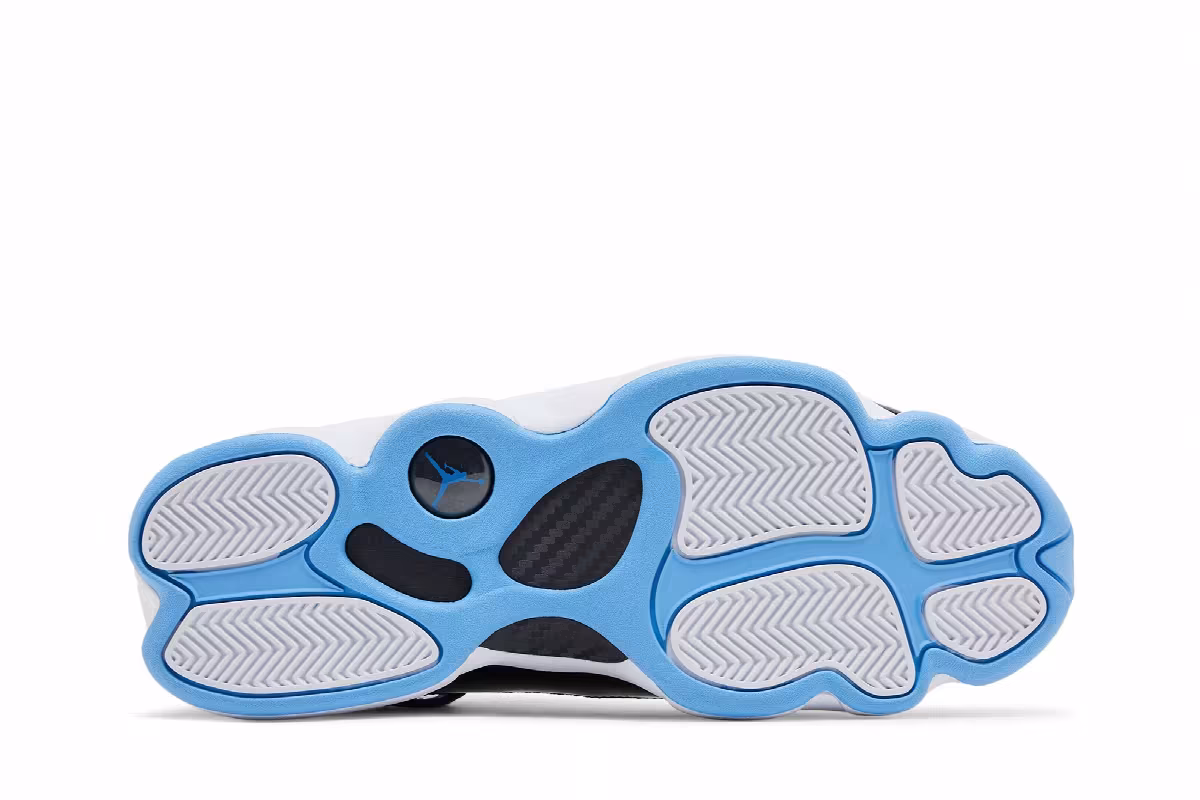 Air Jordan 6 Rings Black University Blue, view 5