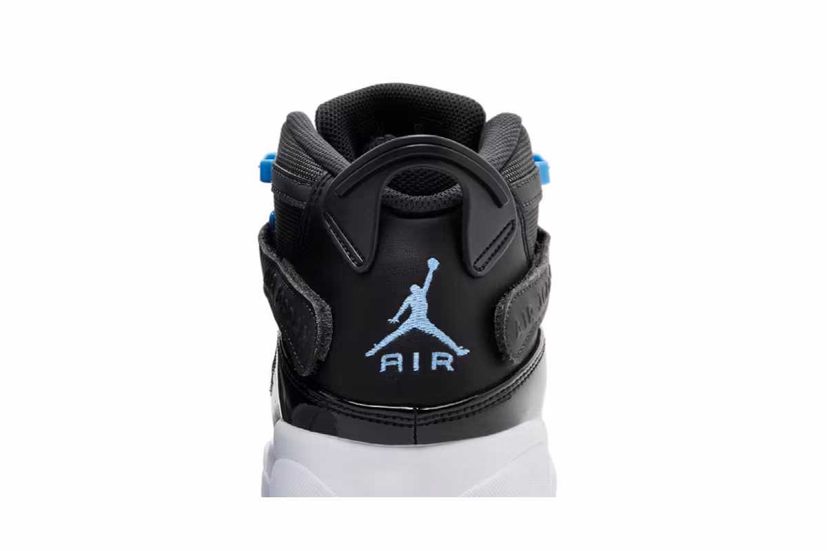 Air Jordan 6 Rings Black University Blue, view 8