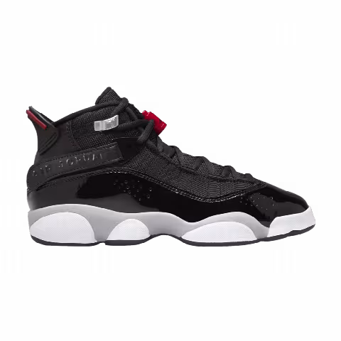 Air Jordan 6 Rings GS 'Black Metallic Silver'