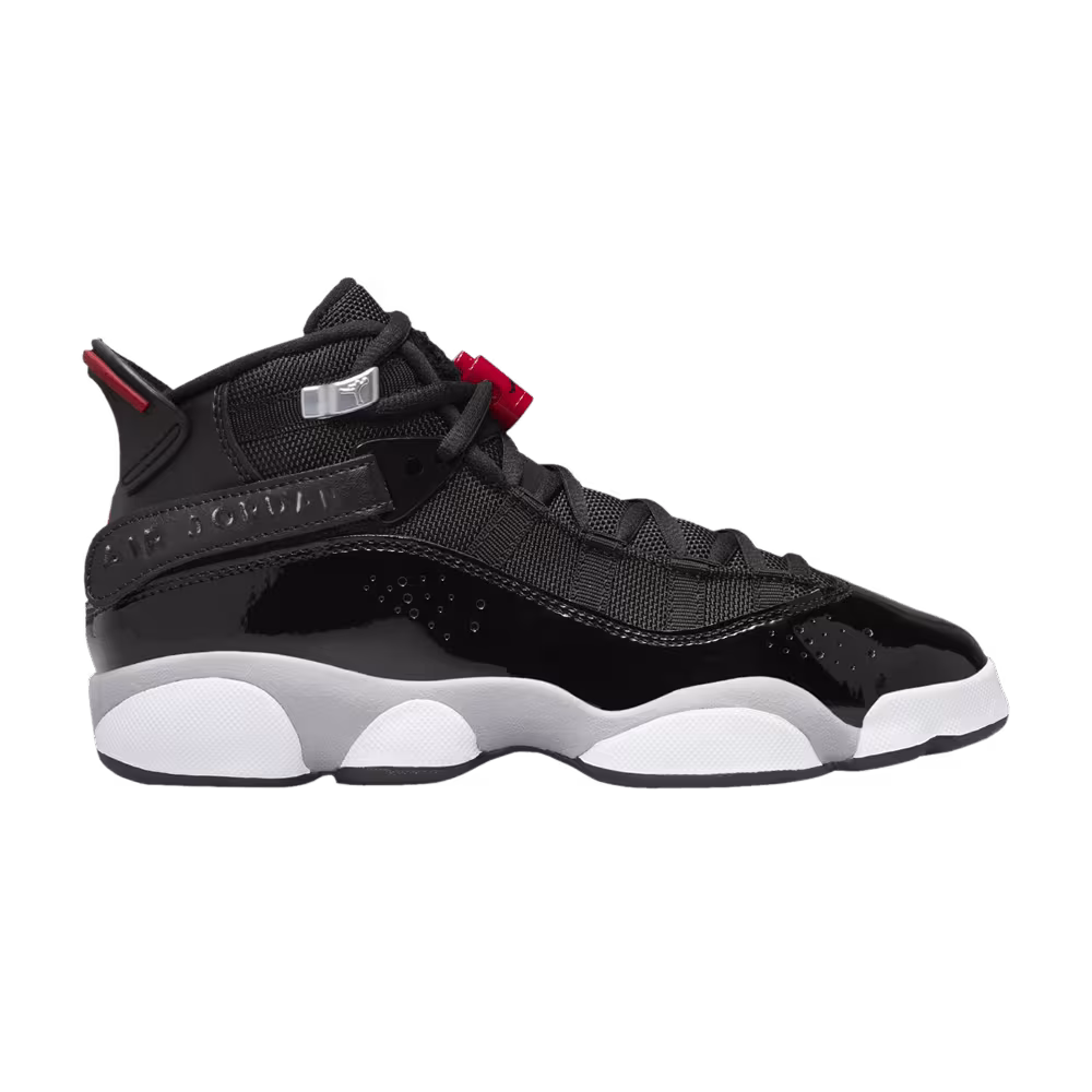 Air Jordan 6 Rings GS Black Metallic Silver
