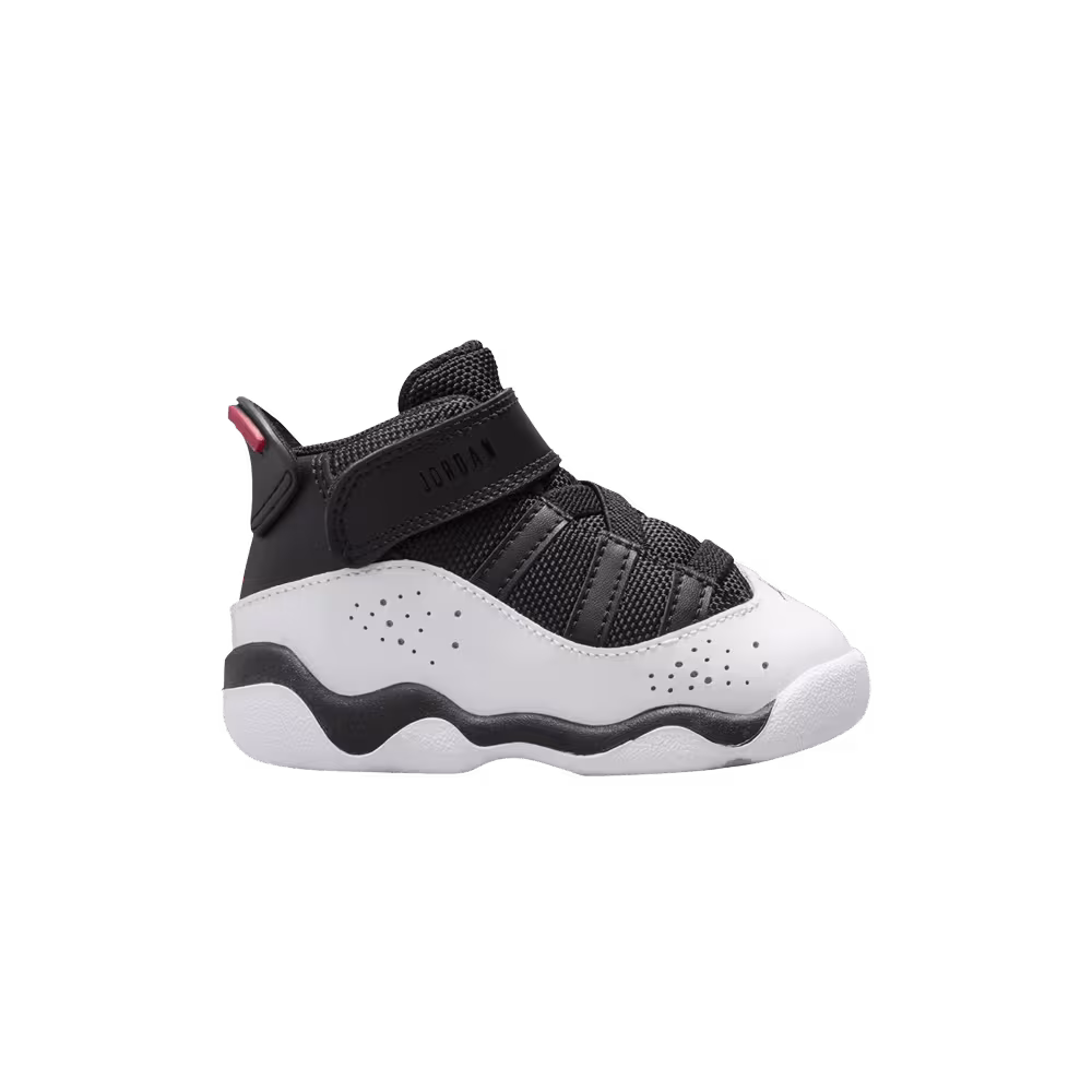 Air Jordan 6 Rings TD Black White Red