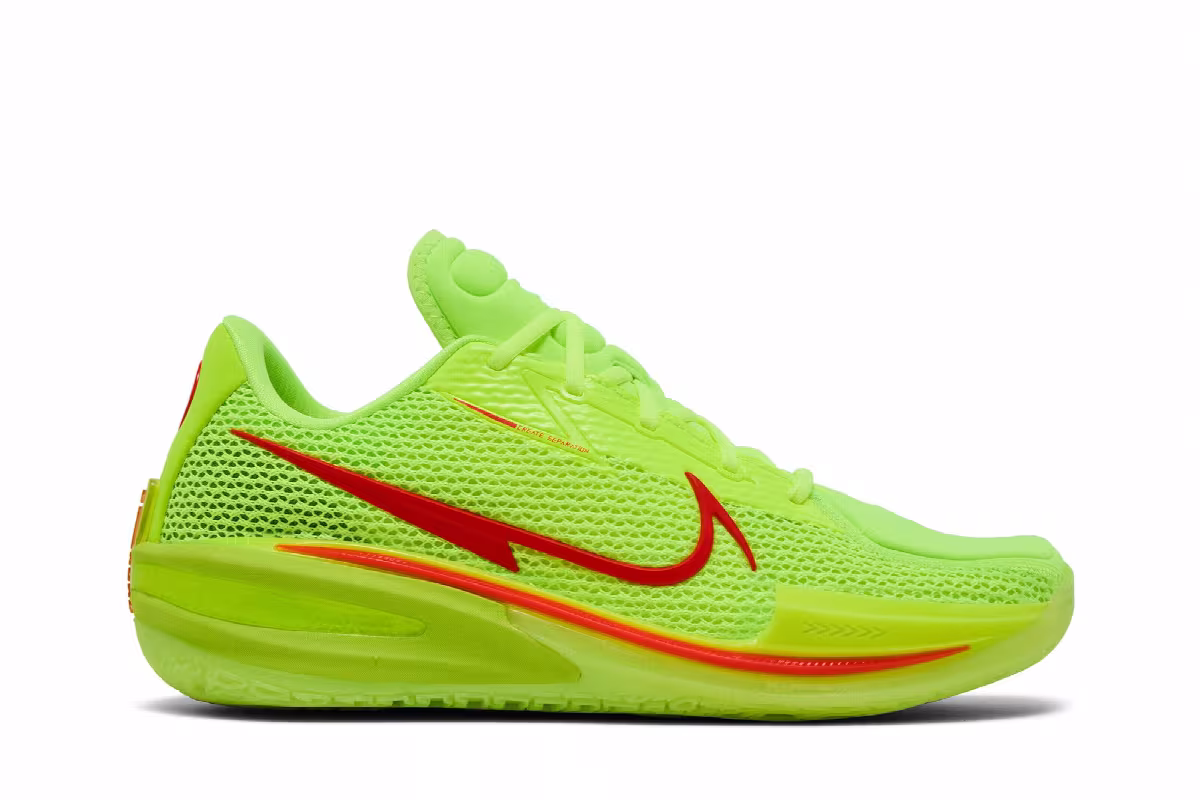 Nike Air Zoom GT Cut EYBL - Volt Bright Crimson, view 2