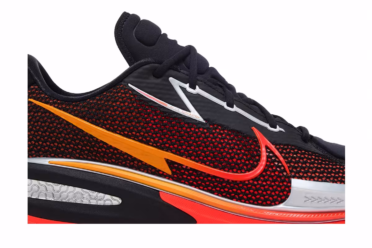 Nike Air Zoom GT Cut Black Bright Crimson, view 3