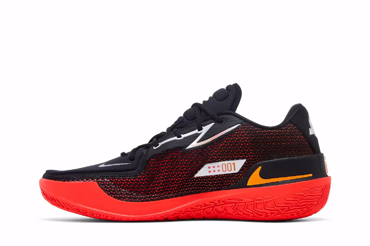 Nike Air Zoom GT Cut Black Bright Crimson, view 4
