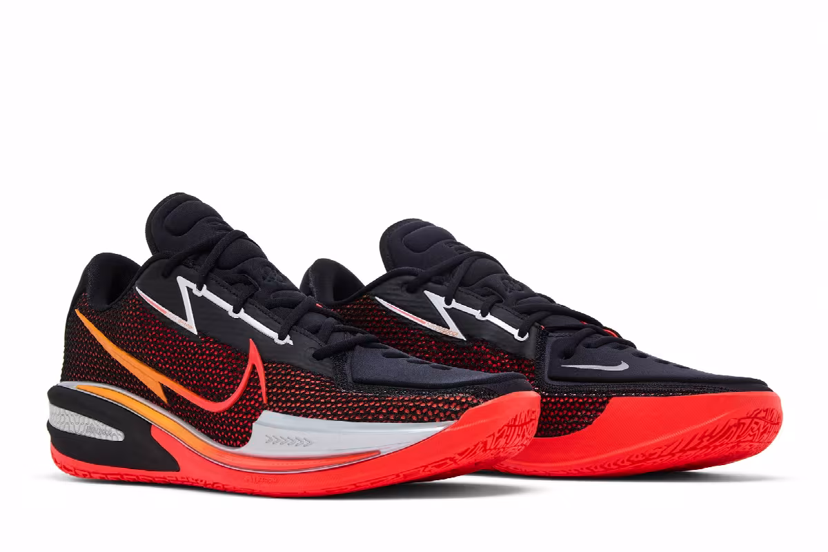 Nike Air Zoom GT Cut Black Bright Crimson, view 9